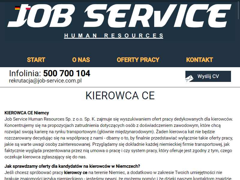 JobSerwice - praca dla kierowców
