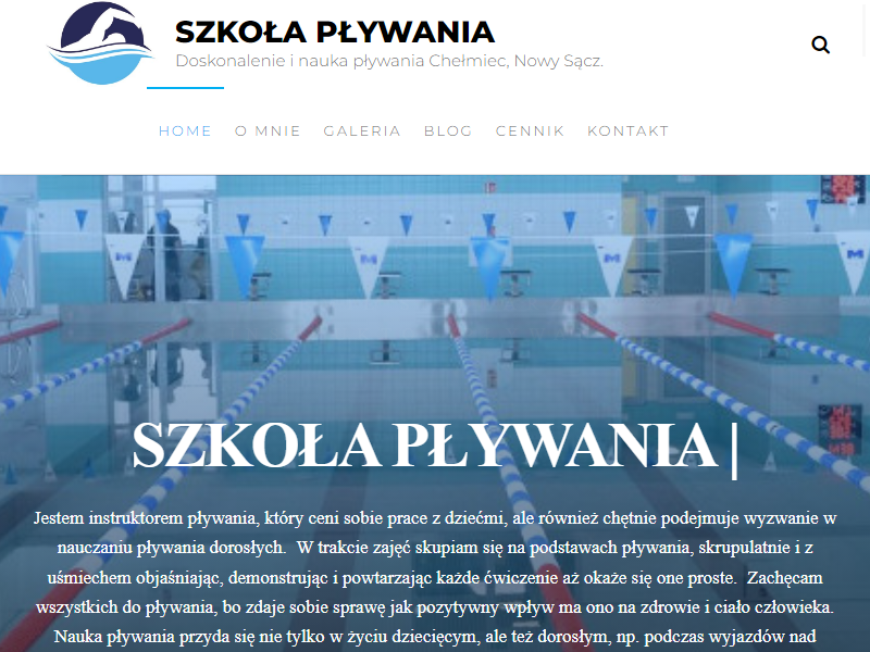 Lekcje pływania w Chełmcu - Emil Siedlarz