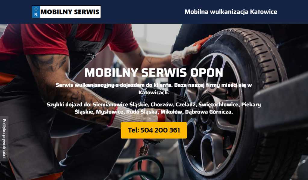 Mobilna wulkanizacja Katowice, Wulkanizacja mobilna Katowice, Mobilna wulkanizacja TIR Katowice