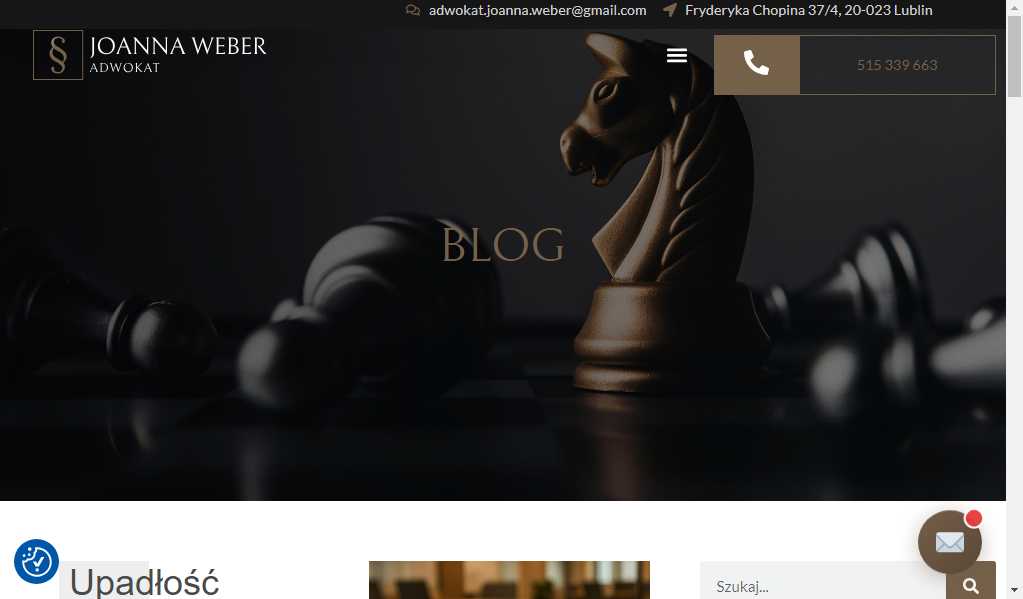Kancelaria Adwokacka Adwokat Joanna Weber - Adwokat Lublin | upadłość konsumencka | rozwód | podział majątku | sprawy karne